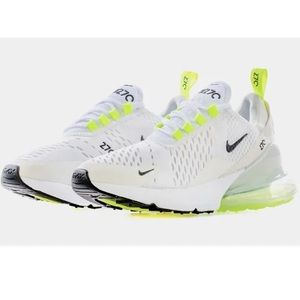 Nike Women's Air Max 270 Running Shoes White Ghost Green